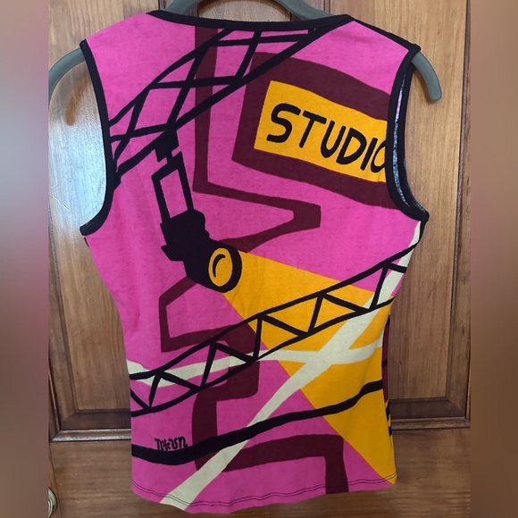Noun Paris Abstract Tank Top in Size M - Picture 3 of 6